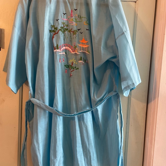 Vintage Blue Robe - Picture 2 of 2
